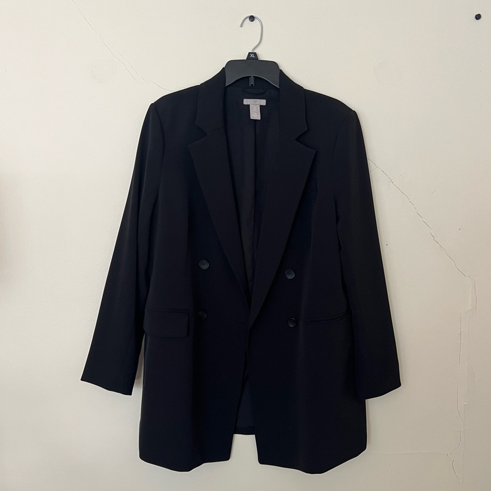 Oversized Black Blazer - Zara
